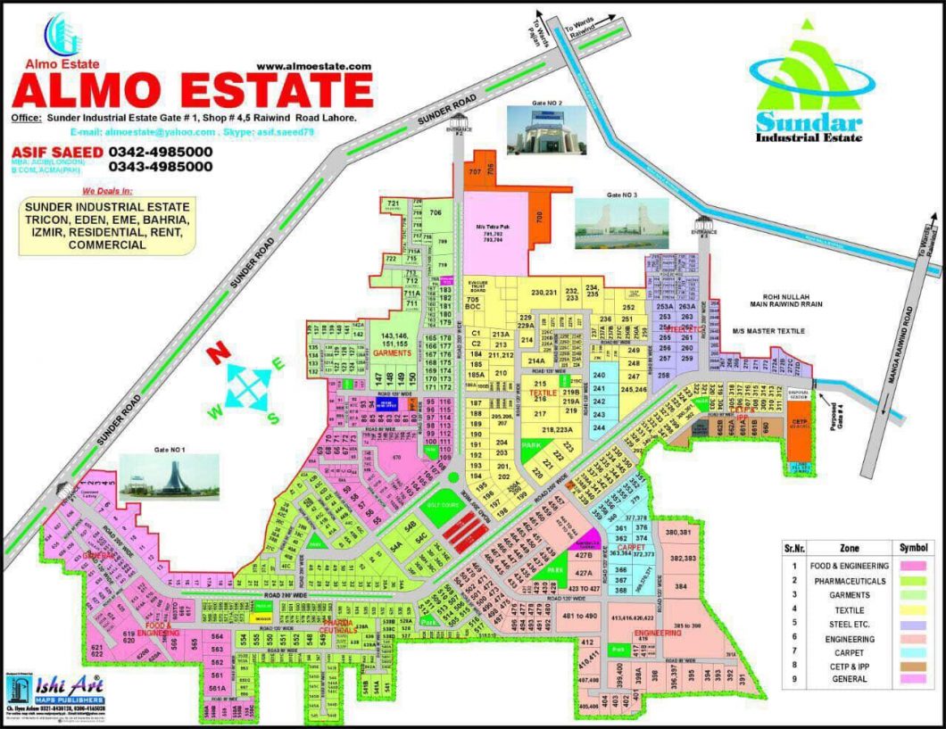 Map sunder industrial estate